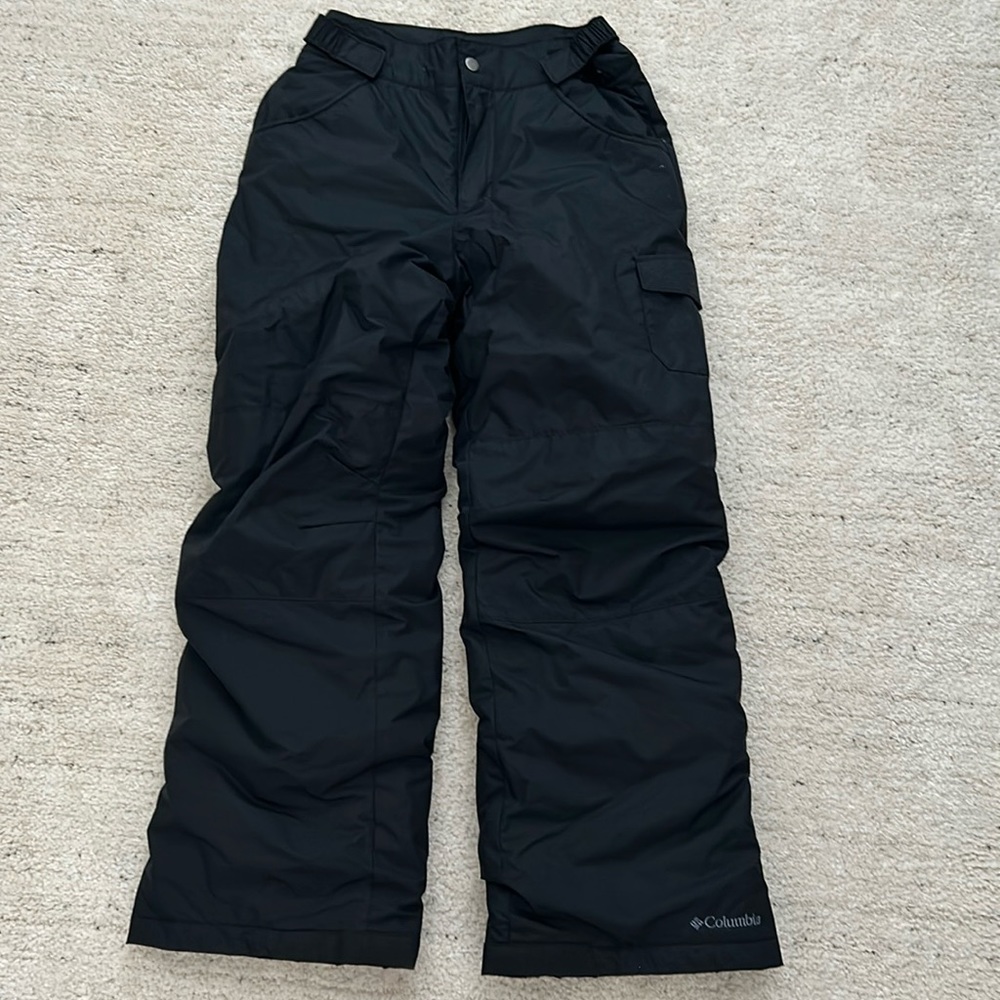 Columbia Kids boy or girl Insulated Snow Pants Black sz large